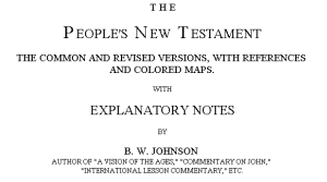 Click here for Johnson's Notes